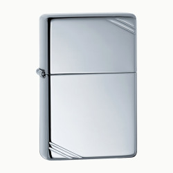 Фото: “Зажигалка Zippo Vintage, High Polish Chrome, цвет серебристый”, купить в интернет магазине