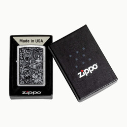 Превью товара: “Зажигалка Zippo Jungle, Street Chrome, цвет серебристый”, купить в интернет магазине