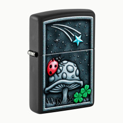 Фото: “Зажигалка Zippo Ladybug, Black Matte, цвет черный”, купить в интернет магазине