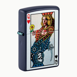 Фото: “Зажигалка Zippo Queen, Navy Matte, цвет синий”, купить в интернет магазине