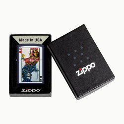 Превью товара: “Зажигалка Zippo Queen, Navy Matte, цвет синий”, купить в интернет магазине