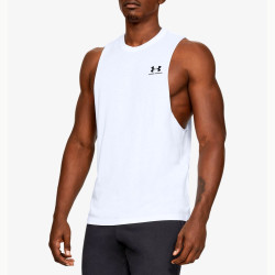 Фото: “Майка M Left Chest Cut Off Under Armour, цвет White”, купить в интернет магазине