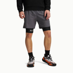 Фото: “Шорты Vanish Woven 6in Under Armour, цвет Castlerock/Orange Bloc”, купить в интернет магазине