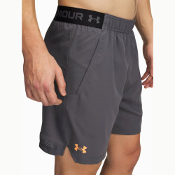 Превью товара: “Шорты Vanish Woven 6in Under Armour, цвет Castlerock/Orange Bloc”, купить в интернет магазине