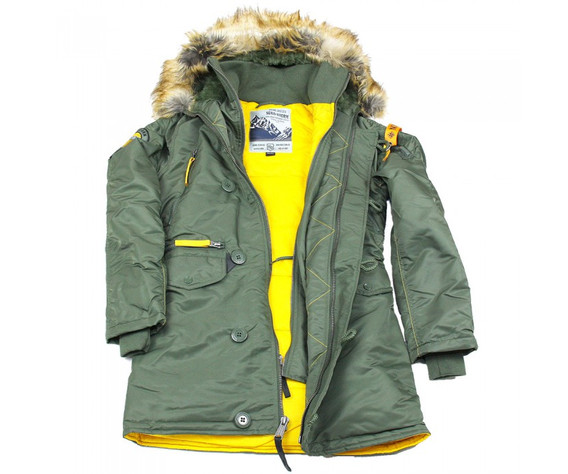 Куртка ALASKA WMN Sage Green/Yellow