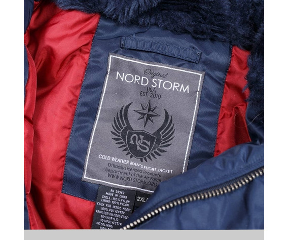 Куртка Аляска Nord Storm Husky blue/red replica