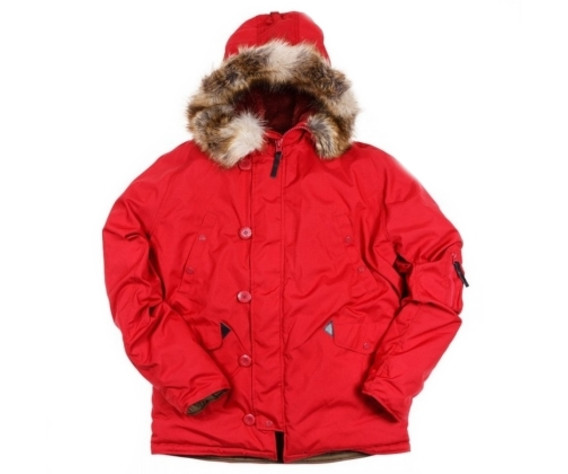 Куртка Аляска Nord Storm n-3b Oxford jaster red/olive