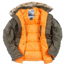 Куртка Nord Storm n-3b (tight husky) capers/orange