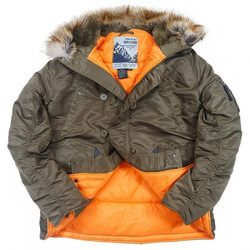 Куртка Nord Storm n-3b (tight husky) 4XL capers/orange