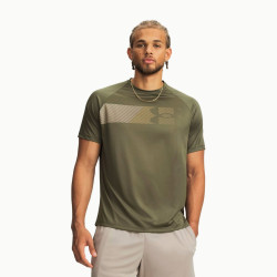 Фото: “Футболка M Tech Graphic Under Armour, цвет Marine OD Green”, купить в интернет магазине