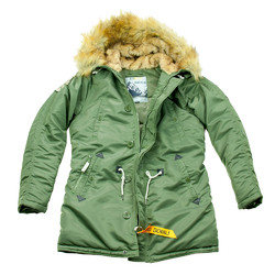 Куртка Аляска HUSKY WOMAN'S GREEN/GREEN Small