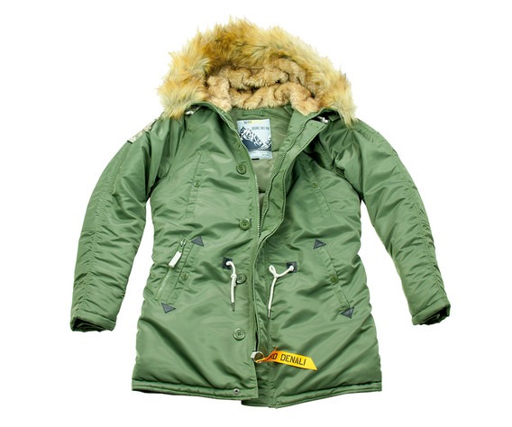 Женская куртка Аляска Husky woman green/green