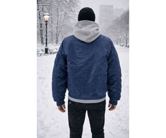 Фото: “Куртка бомбер Intruder Nord Denali Blue/Red”, купить в интернет магазине