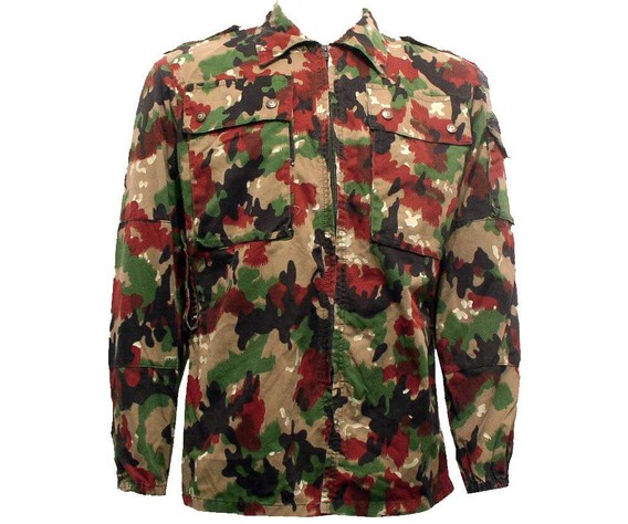 Рубашка армии Швейцарии М-70 Alpenflage