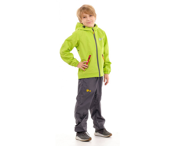 Куртка детская Трэвел, таслан, зеленый