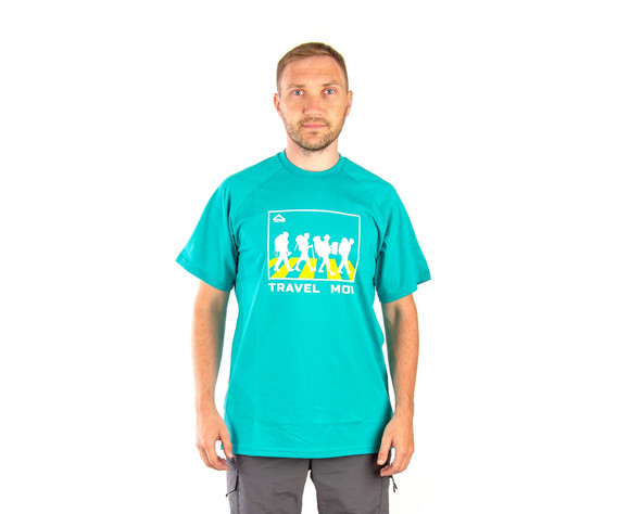 Фото: “Футболка PAYER Travel Mob, хлопок, тиффани”, купить в интернет магазине