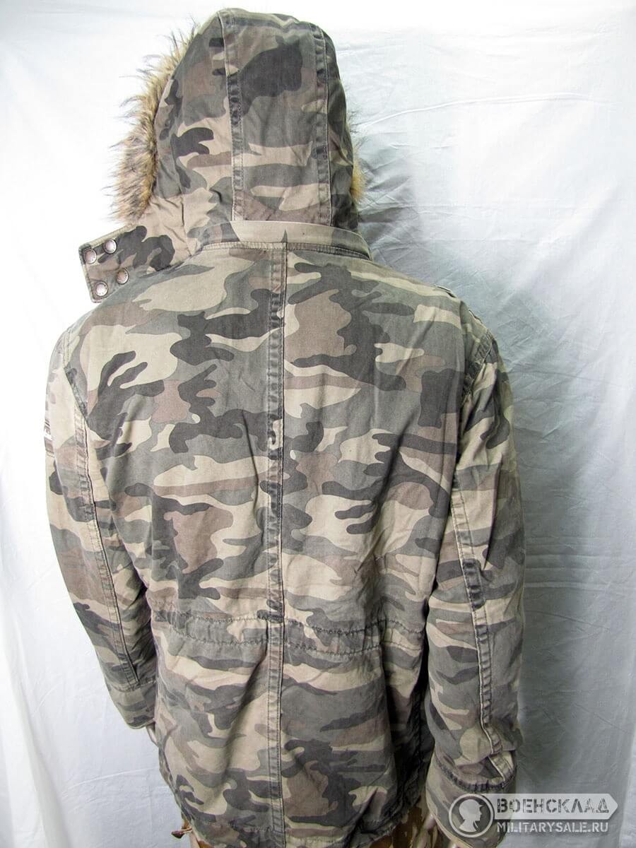 Abercrombie and 2025 fitch camo jacket