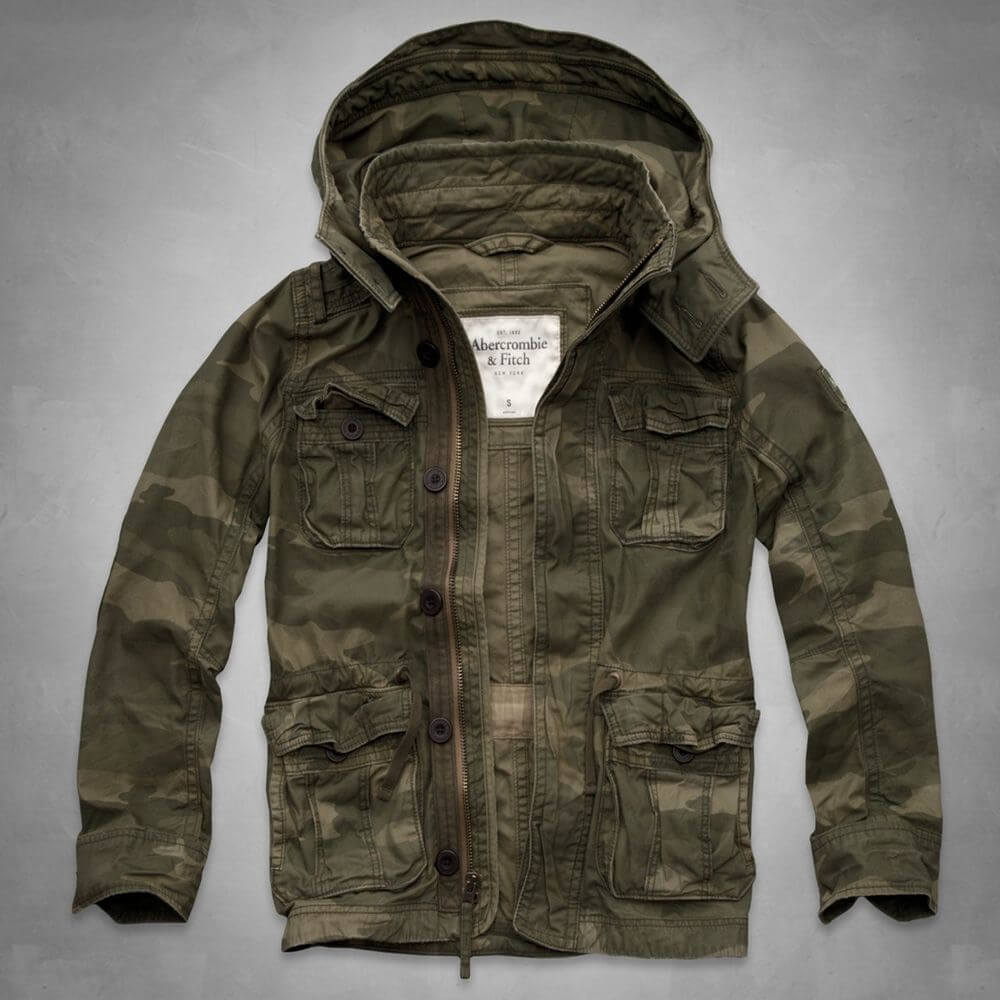 Abercrombie and 2024 fitch army jacket