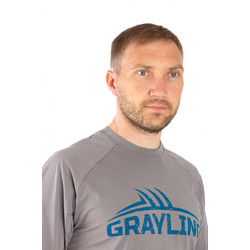 Фото: “Футболка T-Shirt GRAYLING Logo, хлопок, серый”