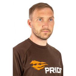 Фото: “Футболка T-Shirt PRIDE Logo, хлопок, темно-коричневый”