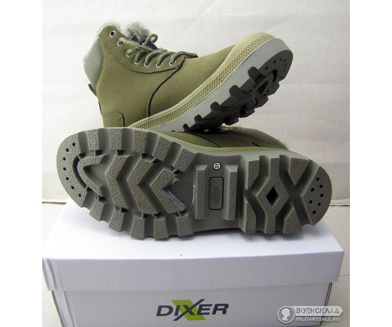Ботинки Dixer зимние зелёные