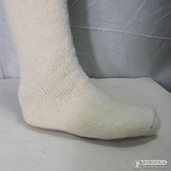 Носки шерстяные белые