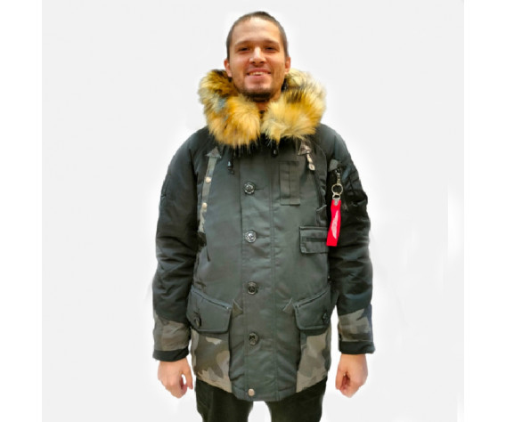 Фото: “Куртка Аляска Camo 7.26 Gear черн”, купить в интернет магазине