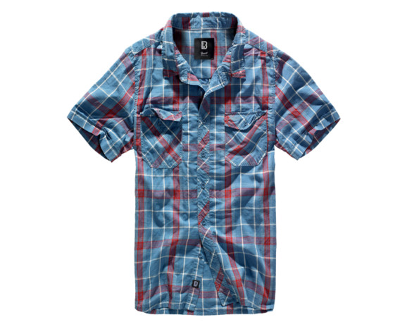 Рубашка Brandit(красная/голубая) 4012-42