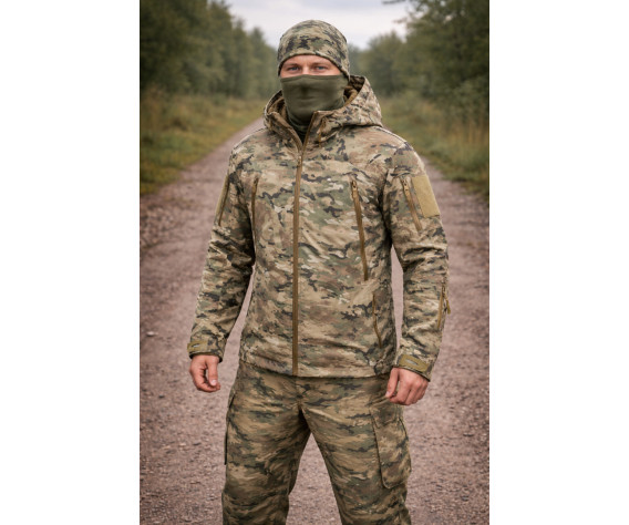 Фото: “Куртка Soft Shell с флисом ESDY мультикам”, купить в интернет магазине