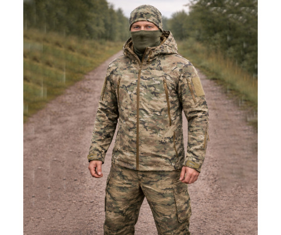 Фото: “Куртка Soft Shell с флисом ESDY мультикам”, купить в интернет магазине