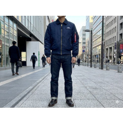 Фото: “Бомбер Alpha CWU 45/P Flight Jacket replica blue”