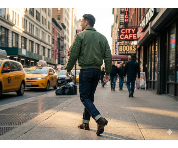 Фото: “Бомбер ALPHA CWU 45/P Flight jacket sage green”, купить в интернет магазине