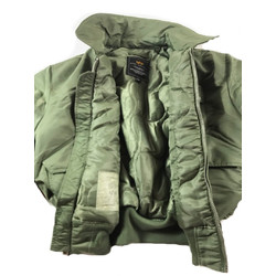 Бомбер ALPHA CWU 45/P Flight jacket sage green