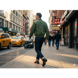 Фото: “Бомбер ALPHA CWU 45/P Flight jacket sage green”