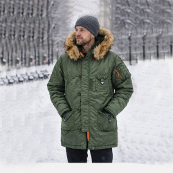 Фото: “Куртка Аляска Nord Denali Marshall Rifle, green orange, модель 2017,  M”