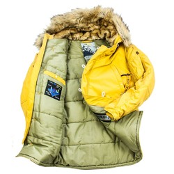 Kуртка Аляска «N3B OXFORD APRICOT ORANGE» — EXTREME COLD WEATHER USAF PARKA