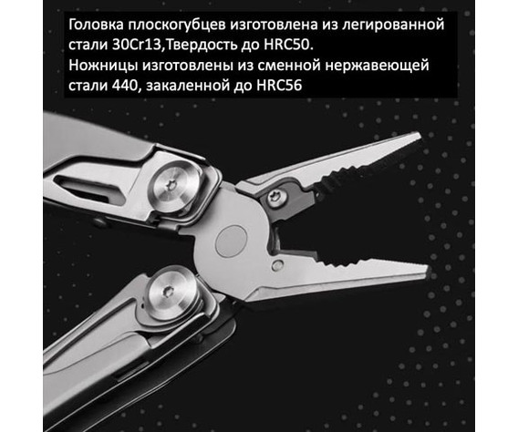Фото: “Мультитул Grand Harvest GHK8 10.5см 248гр”, купить в интернет магазине