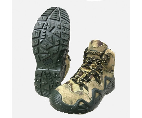 Фото: “Ботинки LOWA Zephyr средние, зеленый камуфляж”, купить в интернет магазине