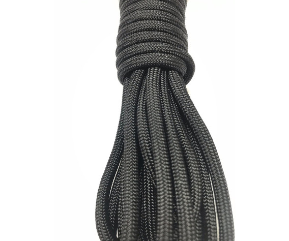 Шнурки из паракорда 180 см Black