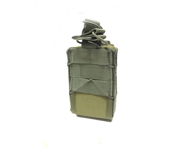 Фото: “Подсумок двойной вертикальный под магазин АК открытый Олива”, купить в интернет магазине