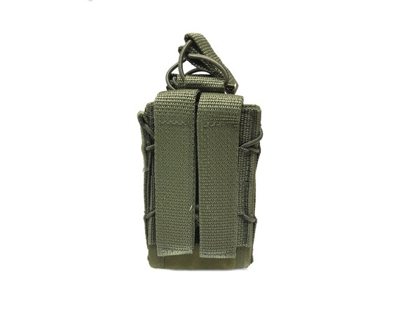 Фото: “Подсумок двойной вертикальный под магазин АК открытый Олива”, купить в интернет магазине