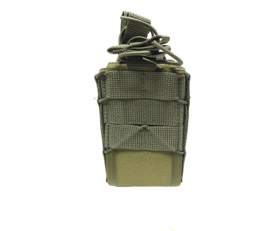 Фото: “Подсумок двойной вертикальный под магазин АК открытый Олива”, купить в интернет магазине