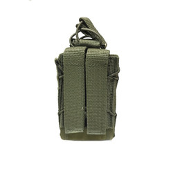 Фото: “Подсумок двойной вертикальный под магазин АК открытый Олива”