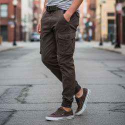 Фото: “Брюки Jogger IN YESIR Dark Brown”, купить в интернет магазине